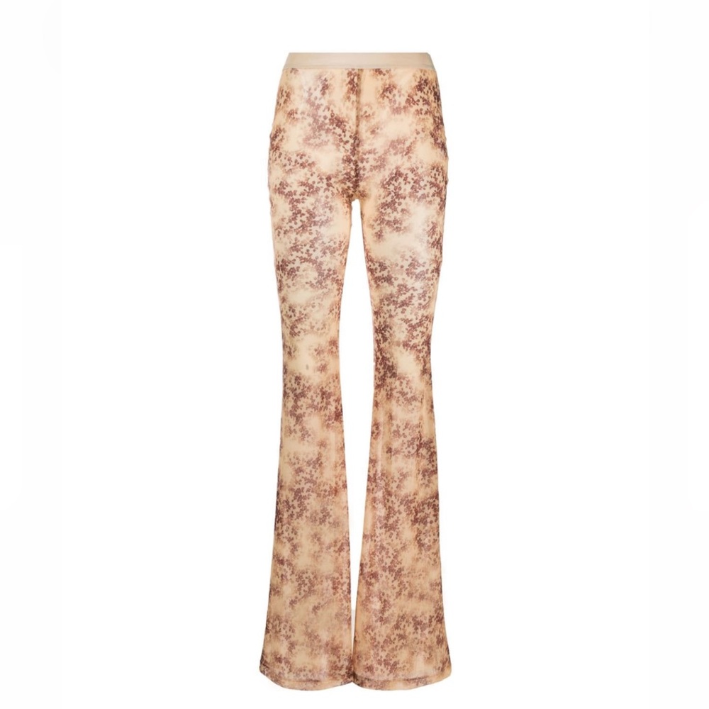 Commission flared mesh trousers - Picture 5 of 9